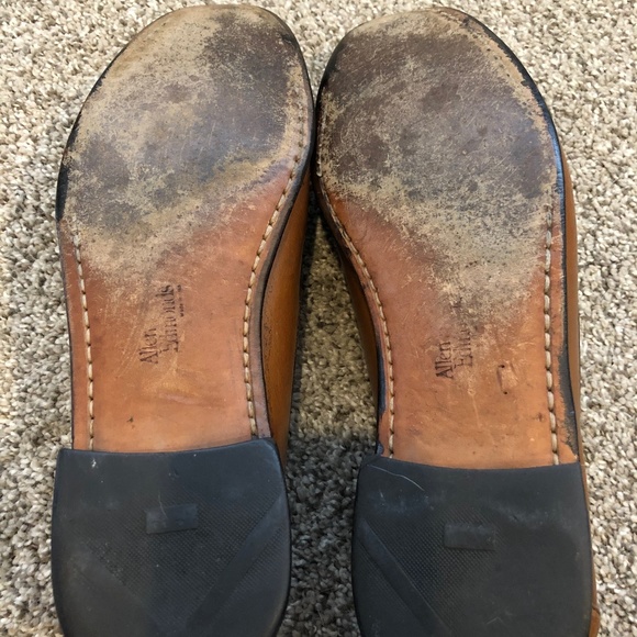 Allen Edmonds Woodstock Men Brown Leather Loafers - Picture 12 of 14